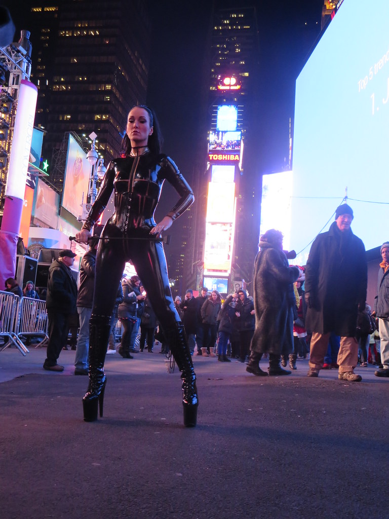 New York Dominatrix in the streets